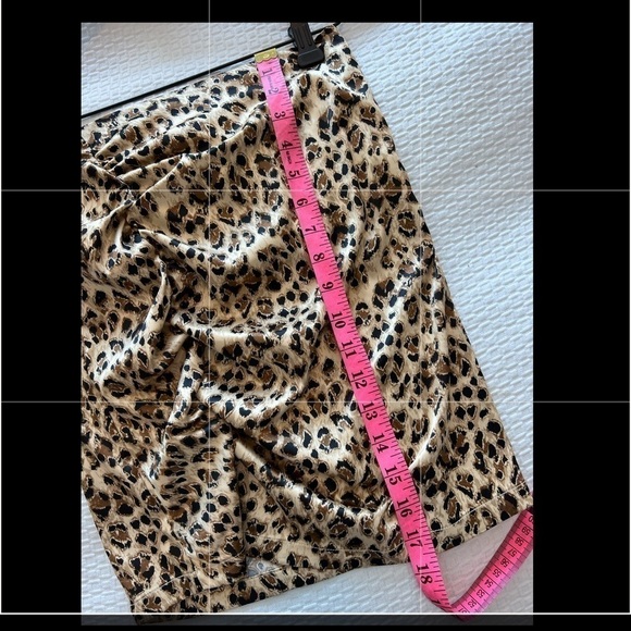 FREE PEOPLE Avas Print Miniskirt In Tan Combo - Picture 13 of 14